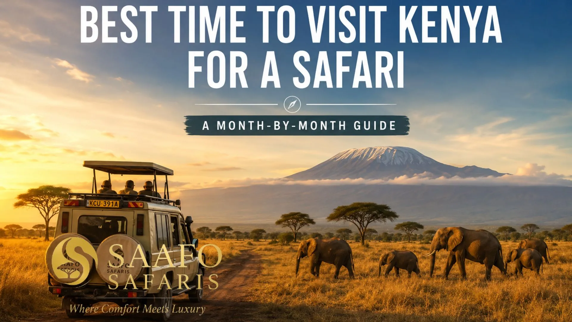 Best time to visit kenya for safari month by month