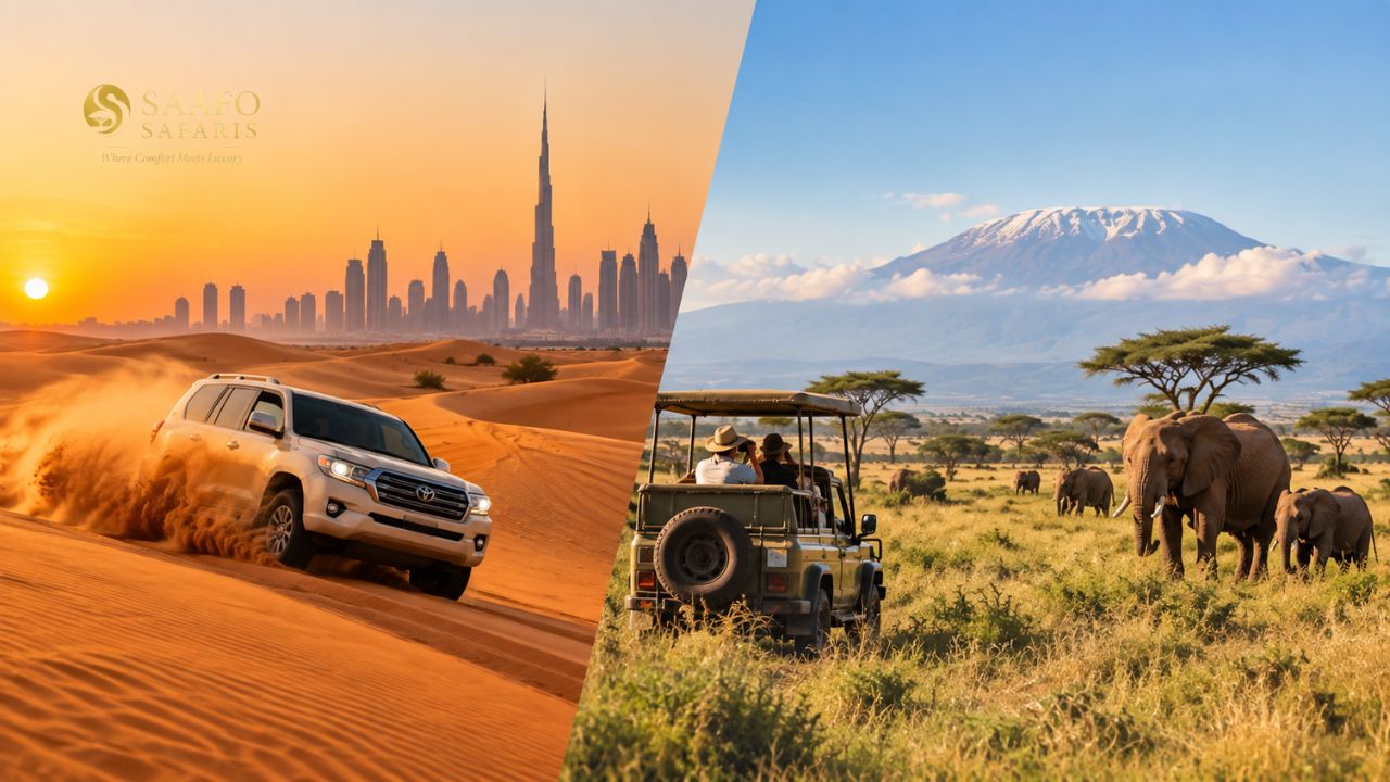Dubai desert safari vs African safari